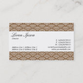 Mittenband - Skript - Muster für die Fischskala Visitenkarte (Rückseite)