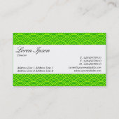 Mittenband - Skript - Muster für die Fischskala Visitenkarte (Rückseite)