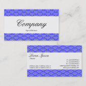 Mittenband - Skript - Muster für die Fischskala Visitenkarte (Vorne/Hinten)