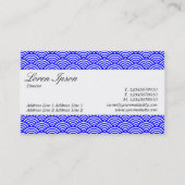 Mittenband - Skript - Muster für die Fischskala Visitenkarte (Rückseite)