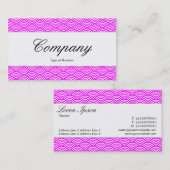 Mittenband - Skript - Muster für die Fischskala Visitenkarte (Vorne/Hinten)