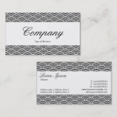 Mittenband - Skript - Muster für die Fischskala Visitenkarte (Vorne/Hinten)