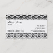 Mittenband - Skript - Muster für die Fischskala Visitenkarte (Rückseite)