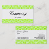 Mittenband - Skript - Muster für die Fischskala Visitenkarte (Vorne/Hinten)