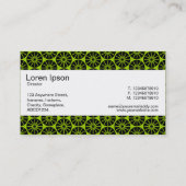 Mittenband - Starrad - Schwarz auf Grün Visitenkarte (Rückseite)