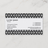 Mittenband - Starrad - Schwarz Visitenkarte (Rückseite)