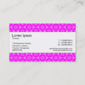 Mittenband - Starrad - Shades of Magenta Visitenkarte (Rückseite)