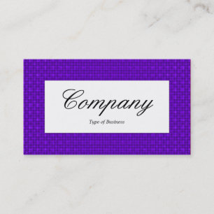 Mittenlabel - Violette Gewebetextur Visitenkarte
