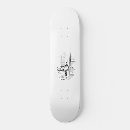 Mittens das Kätzchen (Angstkatze) (Beatrix Potter) Skateboard (Vorderseite)