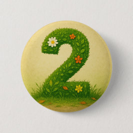 Mittens Number 2 Button