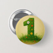 Mittens Nummer 1 Button (Vorne & Hinten)
