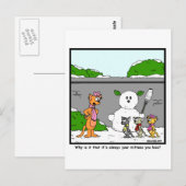 Mittens Postkarte (Vorne/Hinten)