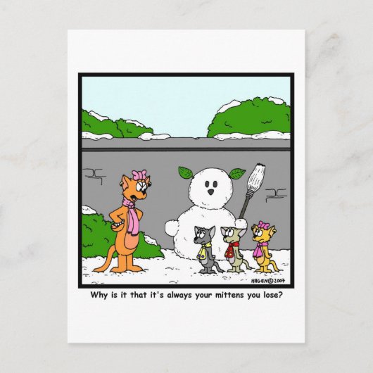 Mittens Postkarte (Vorderseite)