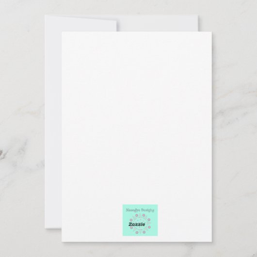 Mittens retro_grau feiertagskarte (Rückseite)