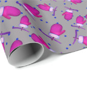 Mittens retro_grau geschenkpapier (Rolleneckpunkt)