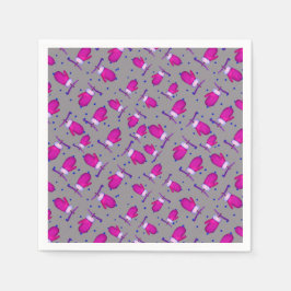 Mittens retro_grau serviette