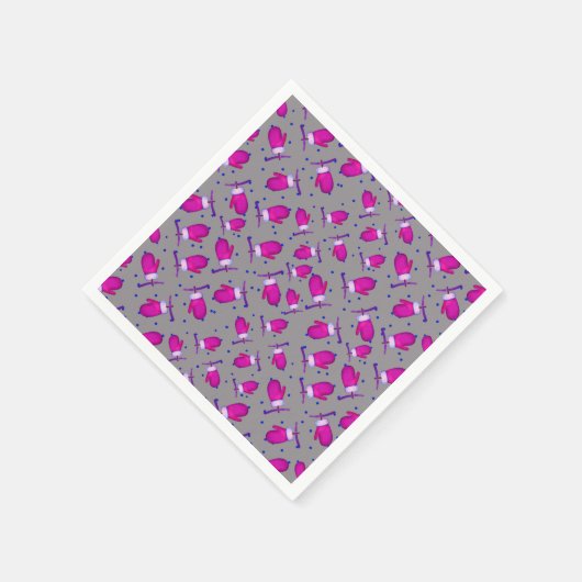 Mittens retro_grau serviette (Ecke)