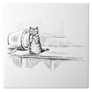 Mittens the Kitten (Scaredy Cat) (Beatrix Potter) Fliese
