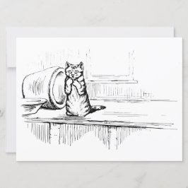Mittens the Kitten (Scaredy Cat) (Beatrix Potter) Karte