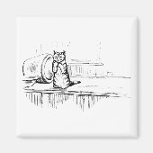 Mittens the Kitten (Scaredy Cat) (Beatrix Potter) Magnet (Vorne)