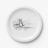 Mittens the Kitten (Scaredy Cat) (Beatrix Potter) Pappteller (Vorderseite)