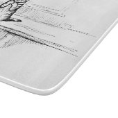 Mittens the Kitten (Scaredy Cat) (Beatrix Potter) Schneidebrett (Ecke)