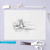 Mittens the Kitten (Scaredy Cat) (Beatrix Potter) Seidenpapier (Handwerk)