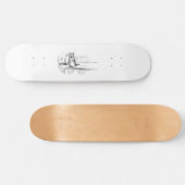 Mittens the Kitten (Scaredy Cat) (Beatrix Potter) Skateboard (Horizontal)