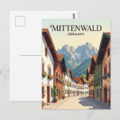 Mittenwald Deutschland Postkarte (Vorne/Hinten)
