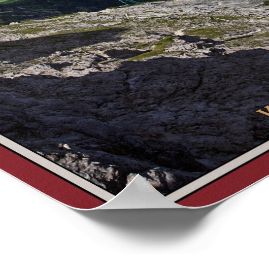 Mittenwald - Karwendelbahn Terminus Poster (Ecke)