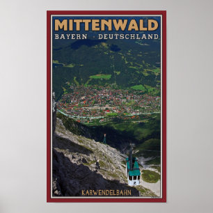 Mittenwald - Karwendelbahn Terminus Poster