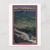 Mittenwald - Karwendelbahn Terminus Postkarte (Vorderseite)