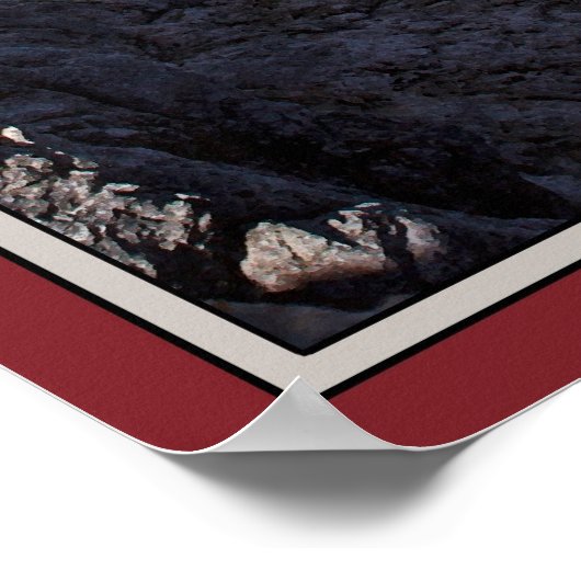 Mittenwald und Karwendelbahn Poster (Ecke)