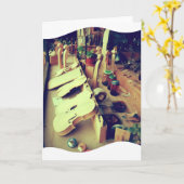 Mittenwald Violin Makers Karte (Gelbe Blume)