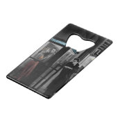 Mitternacht 2 kreditkartenflaschenöffner (Vorderseite Schrägansicht)