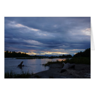 Mitternacht Alaska Sunset