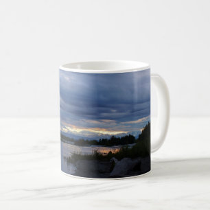 Mitternacht Alaska Sunset Coffee Tasse