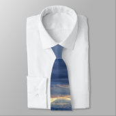 Mitternacht Alaska Sunset Neck Tie Krawatte (Gebunden)