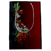 Mitternacht Aloha Geschenktasche Mittlere Geschenktüte (Vorderseite)