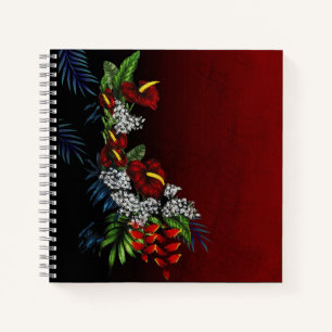 Mitternacht-Aloha-Notebook Notizblock