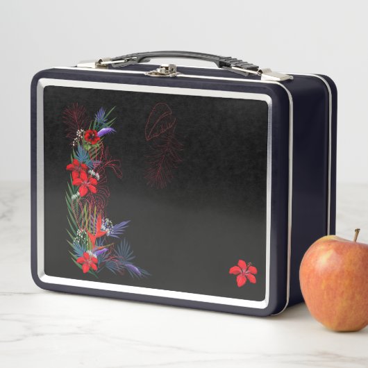 Mitternacht Aloha Retro Lunch Box (Beispiel)