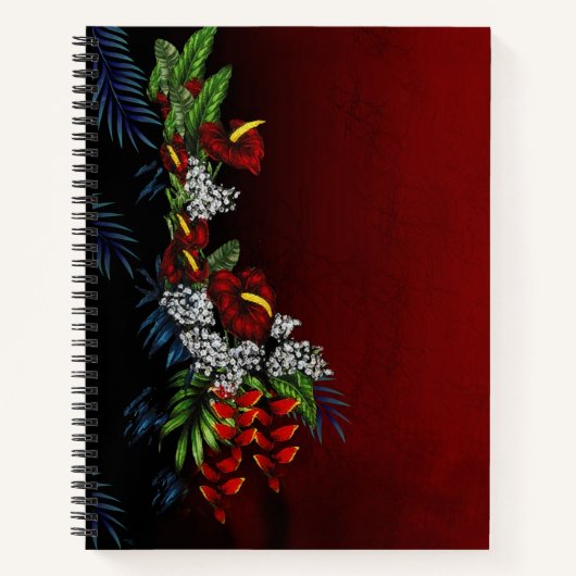 Mitternacht Aloha Tall Notebook Notizblock (Vorderseite)