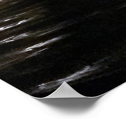 Mitternacht am Canale Grande Poster (Ecke)