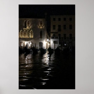 Mitternacht am Canale Grande Poster