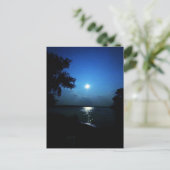 MITTERNACHT AM SEE POSTKARTE (Stehend Vorderseite)