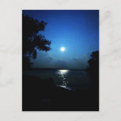 MITTERNACHT AM SEE POSTKARTE (Vorderseite)