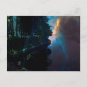 Mitternacht am See Postkarte (Vorderseite)