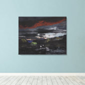 Mitternacht am Yukon: Leinwand nicht beschnitten (Insitu (Holzboden))