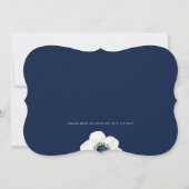 Mitternacht Anemone | Probe mit Flora Einladung (Rückseite)