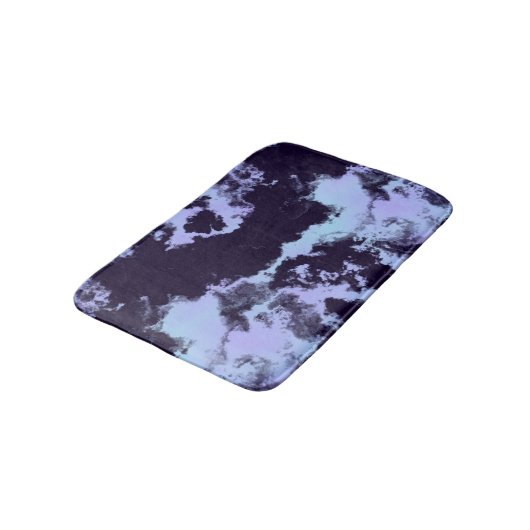 Mitternacht Angel Blue Badematte (Schrägansicht)